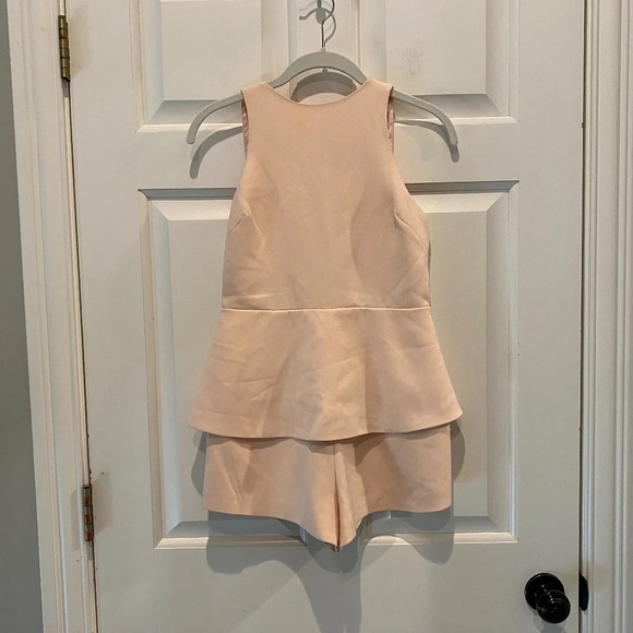 Finders Keepers Strangers In Paradise Playsuit, Blush Pink 16637 - Picture 4 of 14